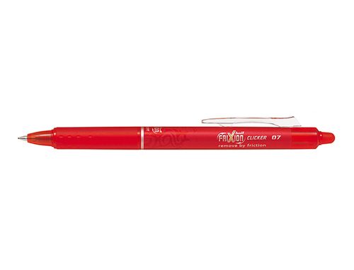 Esferografica pilot frixion clicker apagavel 0,7mm cor vermelho , Pilot , 53684 , 4902505417504